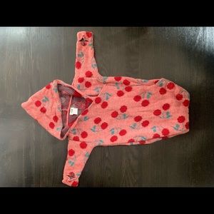NWOT Oeuf cherry wrap bunting for babies.
